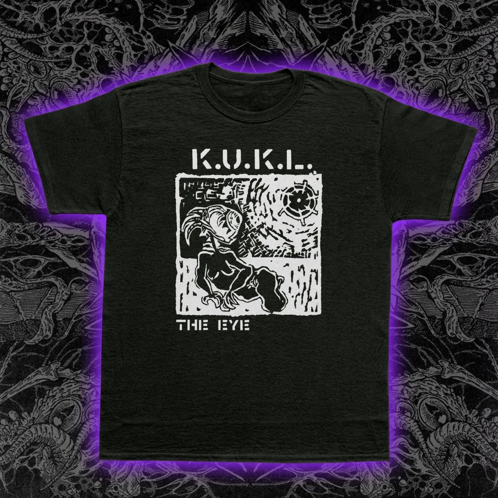 Kukl The Eye Björk T Shirt Post Punk Goth Rock Experimental Music S 5XL vintage Washed Unisex streetwear Versatile graphic Soft