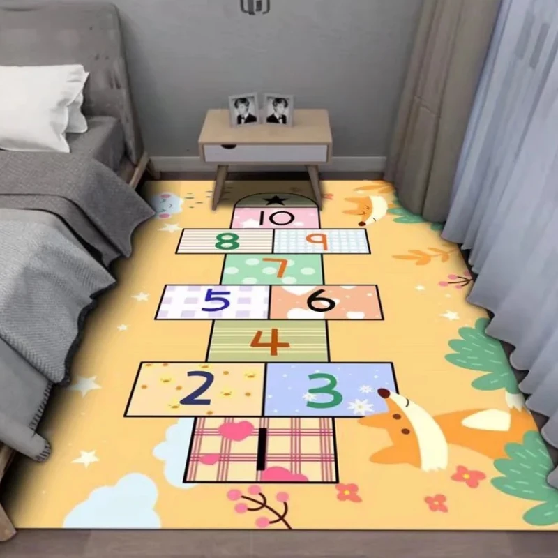 Children\'s Educational Early Education Game Carpet Living Room Baby Room Bedside Rugs Bedroom Decoration Crawling Non-slip Rug