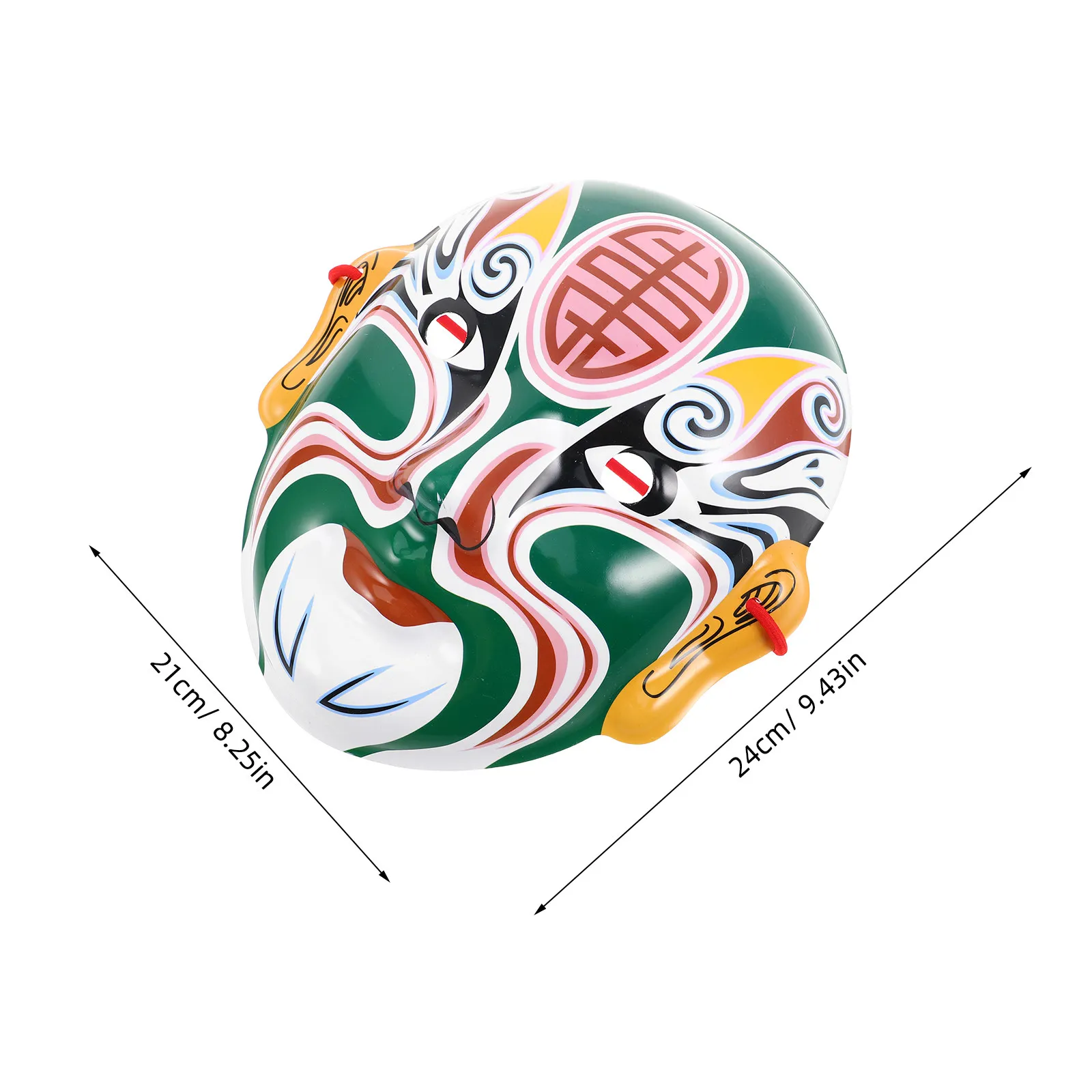 Chinese Mask Face Changing Art Inspired by Sichuan Opera Handcrafted Decorative Piece Vibrant Colors for Halloween Costume Party