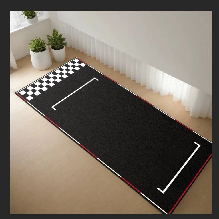 Racing emulator floor mat, non-slip shock absorption, high density, comfortable and durable