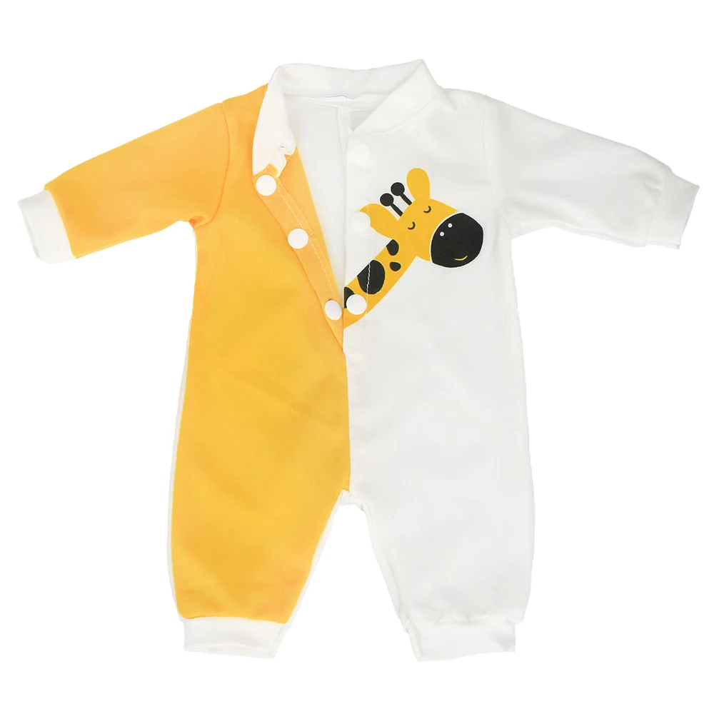 Doll Onesie Suit For 17-18 Inch Doll, Giraffe And Unicorn Shape, 43cm Doll Clothes, Holiday And Birthday Gift, Without Doll