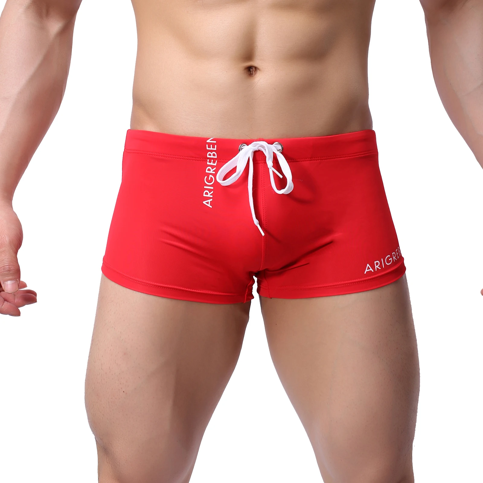 Men's Swim Swimwear Sexy Male Beachwear Swimming Trunks Swimsuit Shorts Boxer Surf Bathing Suit Sungas