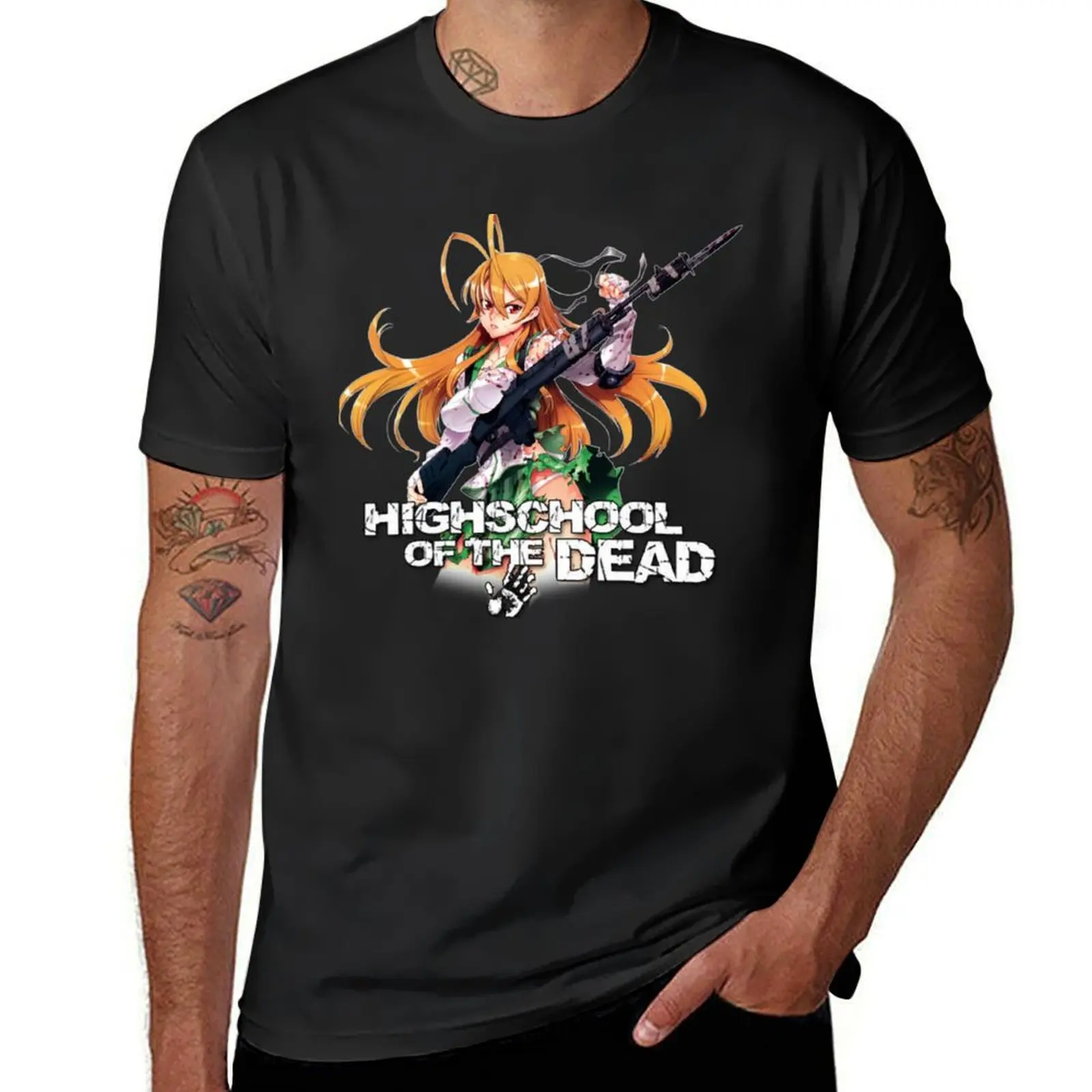 

High School of the Dead - Rei Essential T-Shirt cute tops anime clothes kawaii clothes for a boy mens workout shirts