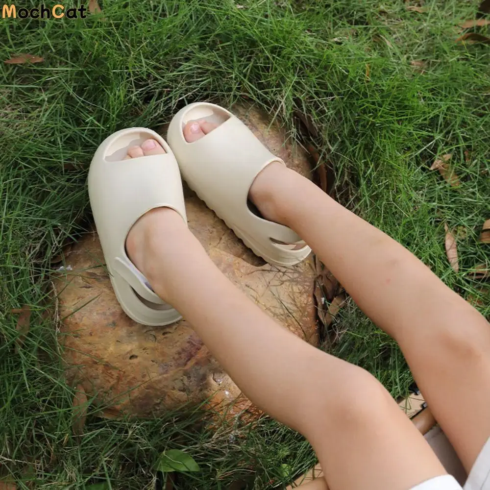 

Lightweight Soft Outdoor Sandal Comfortable EVA Thick Soled Children's Slippers Ultralight Beach Shoes Summer Wear
