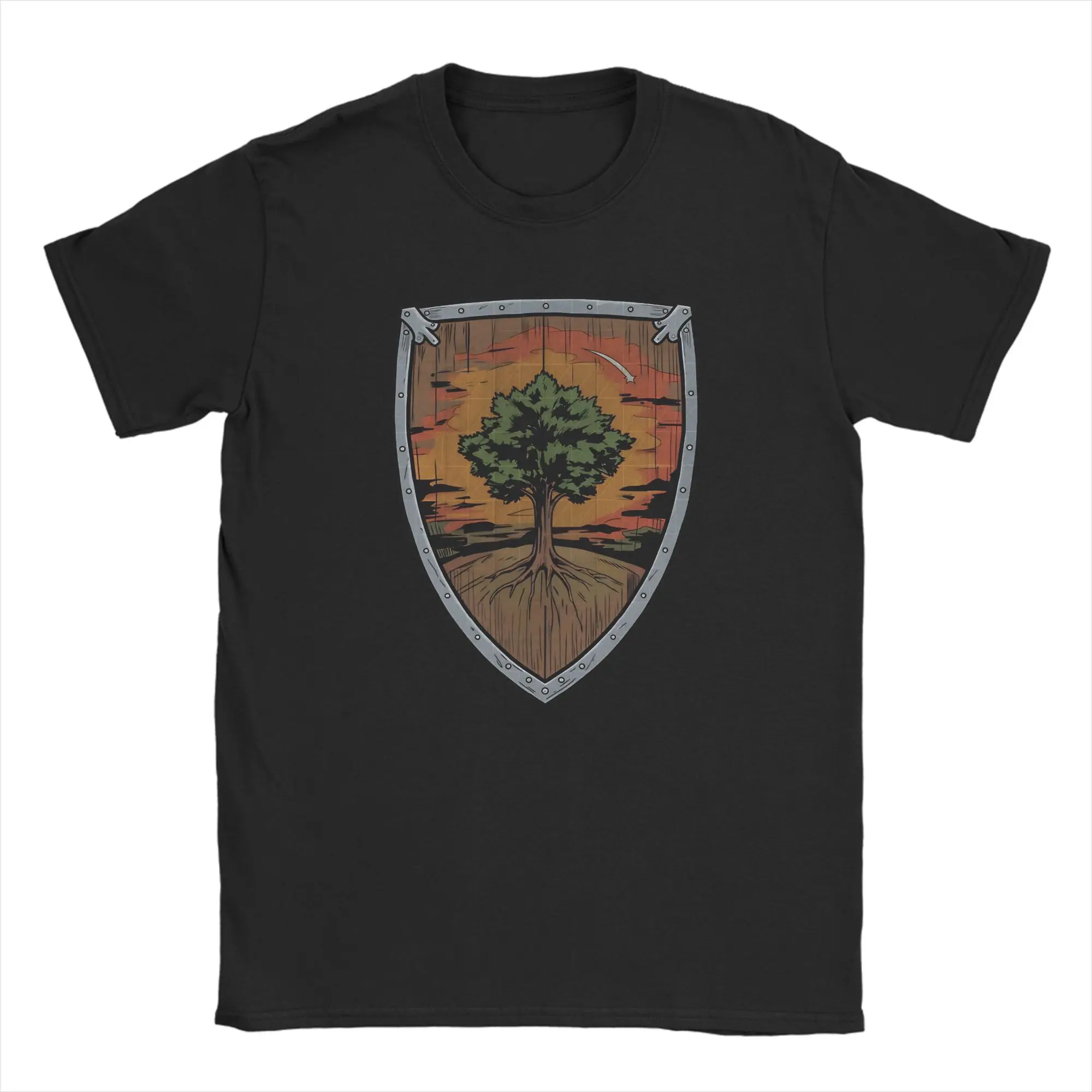 Ser Duncan the Tall's Shield T Shirts for Men Cotton Awesome T-Shirts A Knight Of The Seven Kingdoms Tees Clothing Big Size