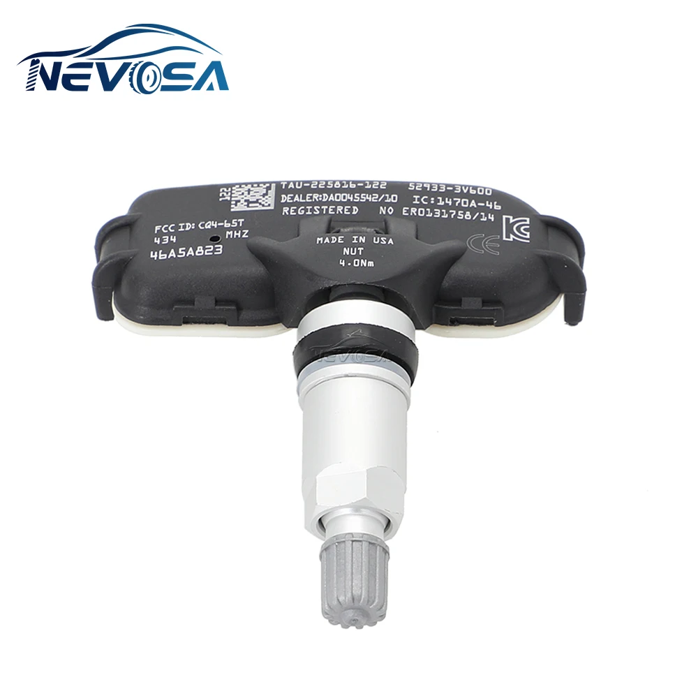 NEVOSA 52933-3V600 Tyre Pressure Monitoring System TPMS Sensor For Kia Rio Mohave Hyundai I40 Azera Grandeur 433MHz 529333V600