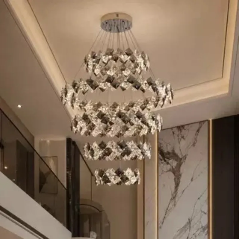 High-end atmospheric villa empty living room main lamp modern art lamp y