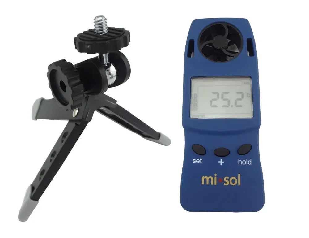 

Mini High-precision Digital Anemometer Electronic Anemometer Wind-cold Thermometer Handheld Pocket WS-4000