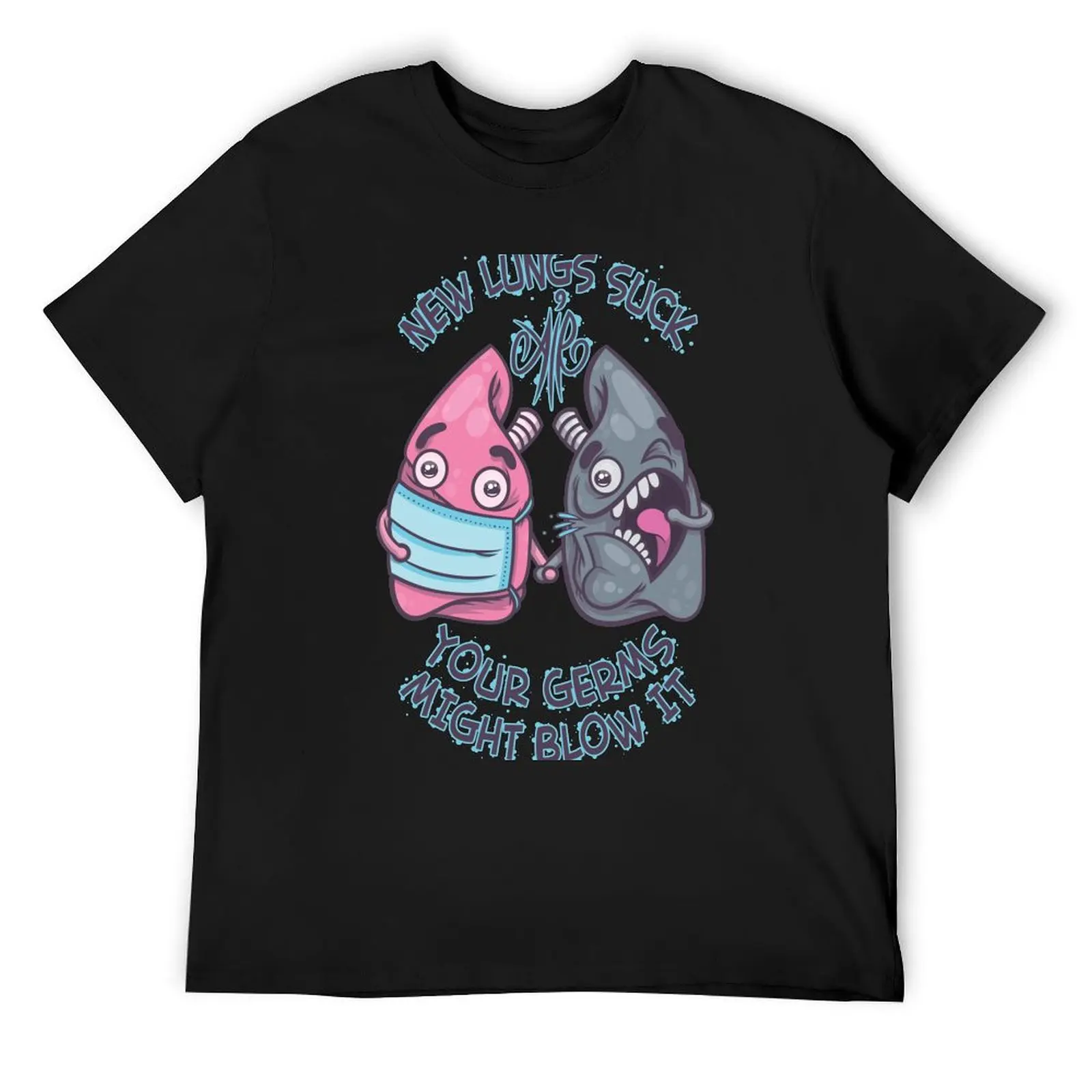 

New Lungs T-Shirt new edition graphics oversized t shirt summer 2025 mens white t shirts