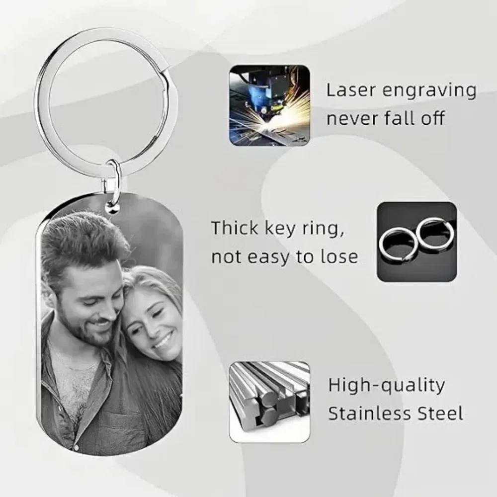 شخصية صور زوجين عاشق المفاتيح صورة مخصصة المفاتيح هدية لصديقها الأسرة الحيوانات الأليفة الذكرى هدية عيد الحب