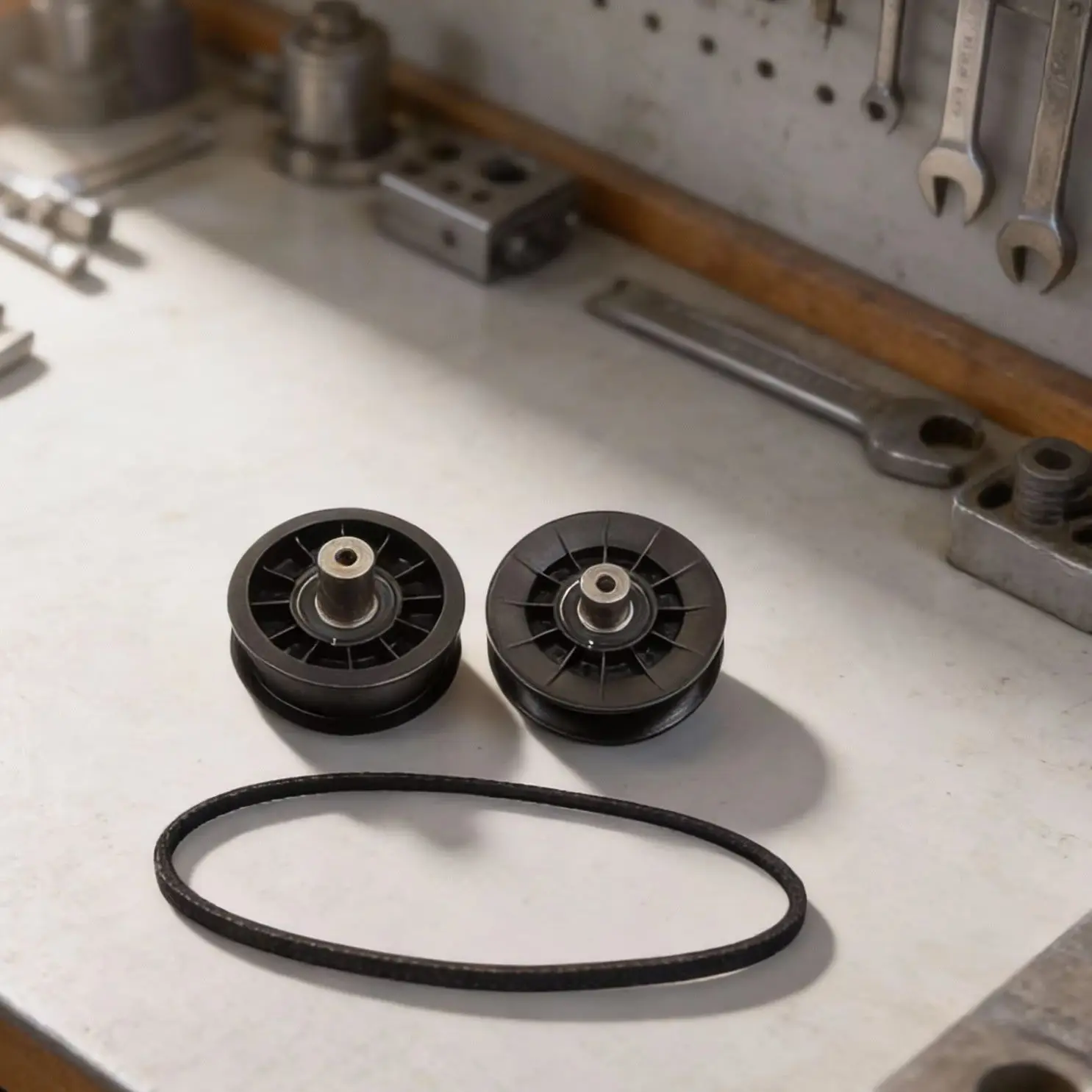 

Belt M144044 With Idler Pulleys AM134501 AM134502 Compatible With X300 X304 X390 Lawn Tractors Grass Trimmer Tools