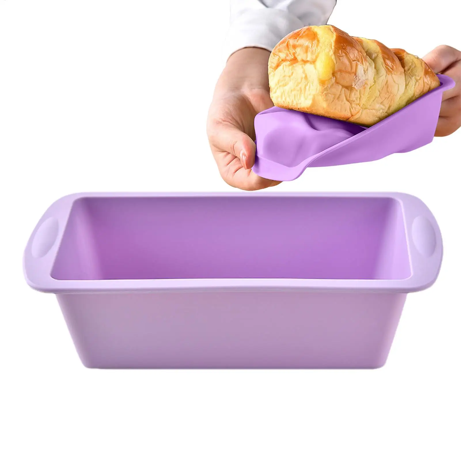 Non-stick Bread Mold Silicone Toast Mold Easy To Unmold Rect