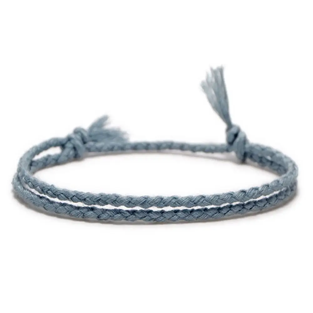 Multicolour Braided String Bracelet Cotton Adjustable Length Couple Woven Bracelet Coldness Simplicity Braid Bracelet Lovers