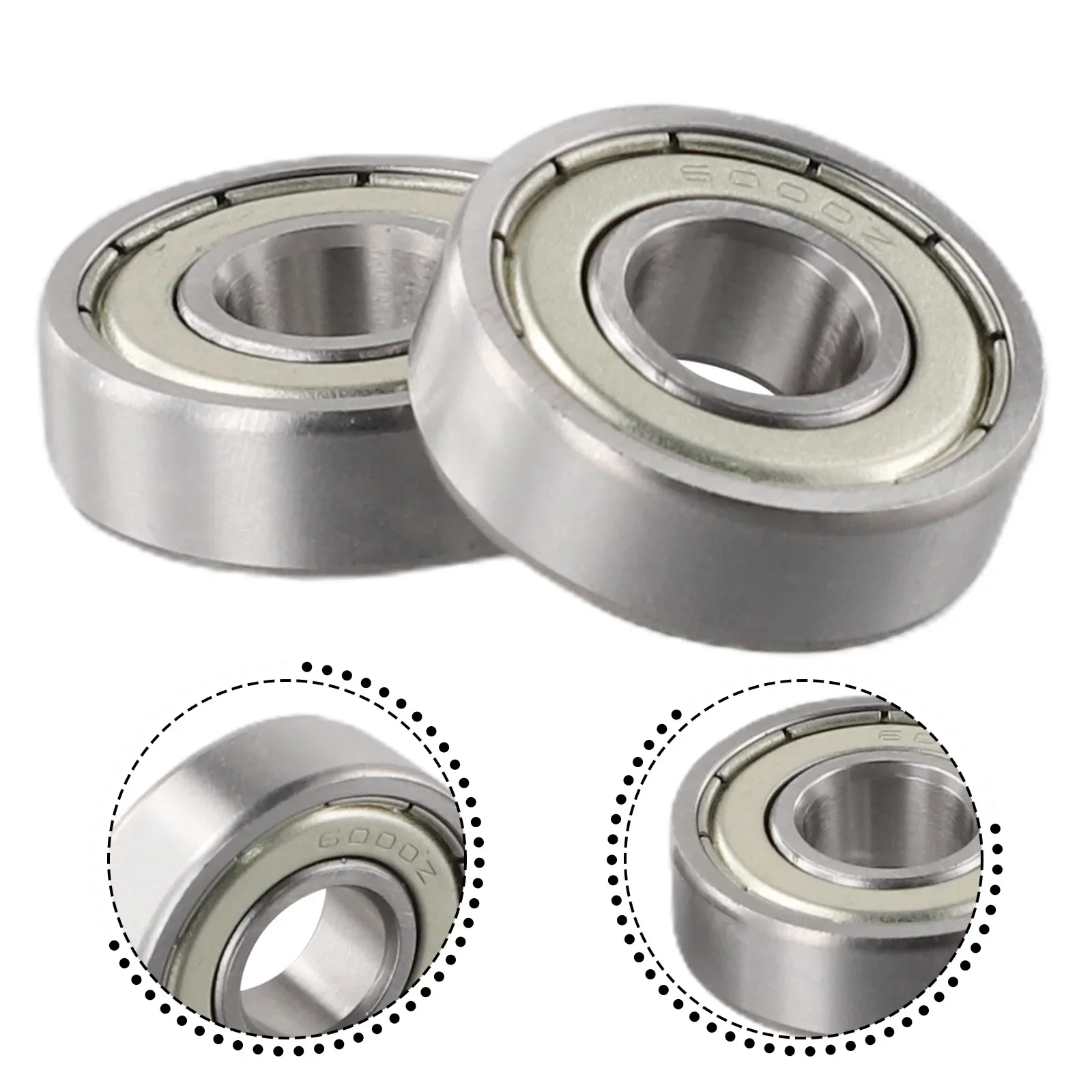 Bike Headset Bicycle Bearings Bike Wheel Hub Bearings 10x26x8mm 2pcs 47cc49cc 6000-2RS Steel 2021 New Top-quality