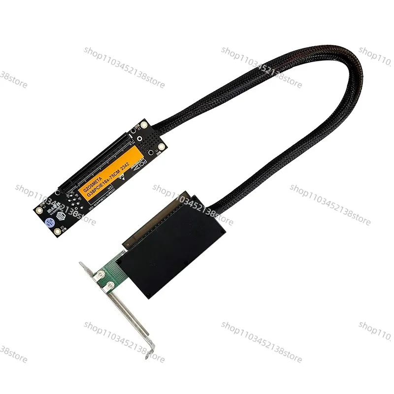 يدعم هيكل الخادم البرجي PCIE4.0 Standard 256GT/s PCIE16X محول كابل تمديد بطاقة الرسومات