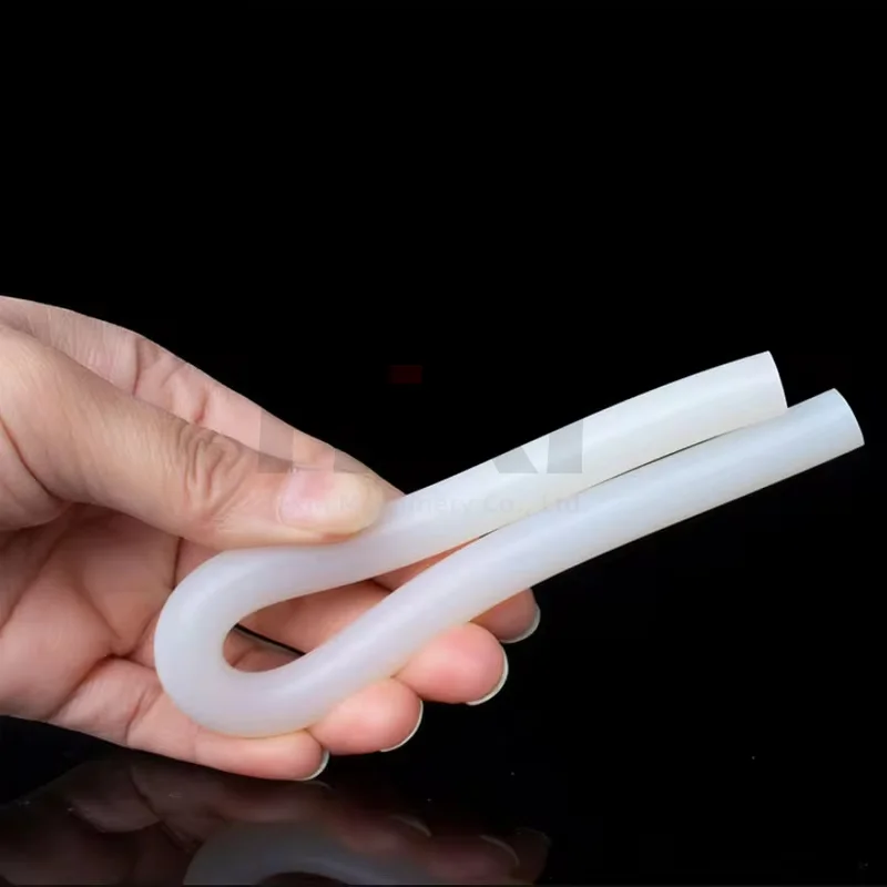 1/5M White/Red VMQ Solid Silicone Rubber Sealing Strip Round Bar Cord High Temperature Dia 1~30mm