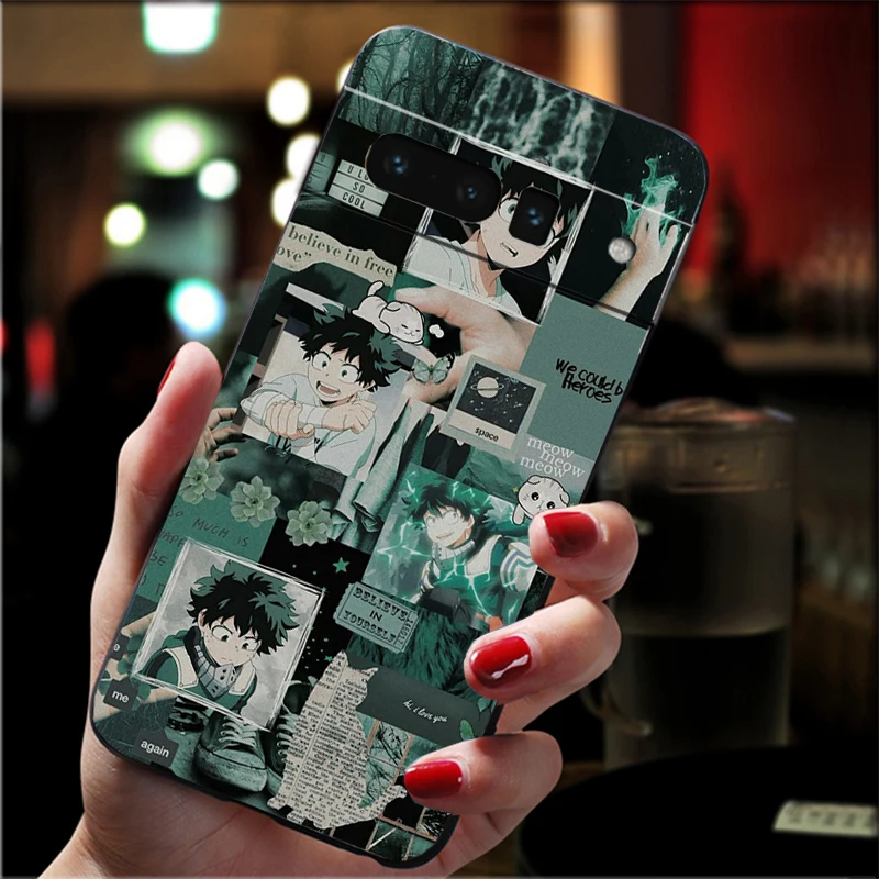 حافظة لهاتف جوجل بيكسل 10 9 برو XL 9A 8 7 6 برو بيكسل 8A 7A 6A بكسل 8 7 6 5 بطلي الأكاديمية الجمالية باكوغو