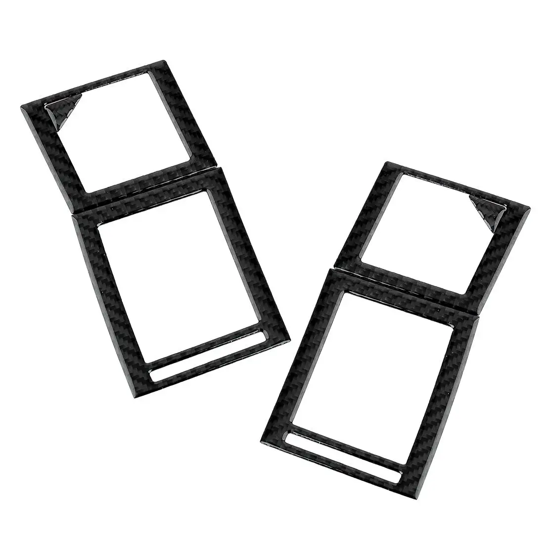 

1 Set Car Interior Side AC Air Vent Cover Trim Fit for Chrysler 300 300C 2005 2006 2007 Black Carbon Fiber New