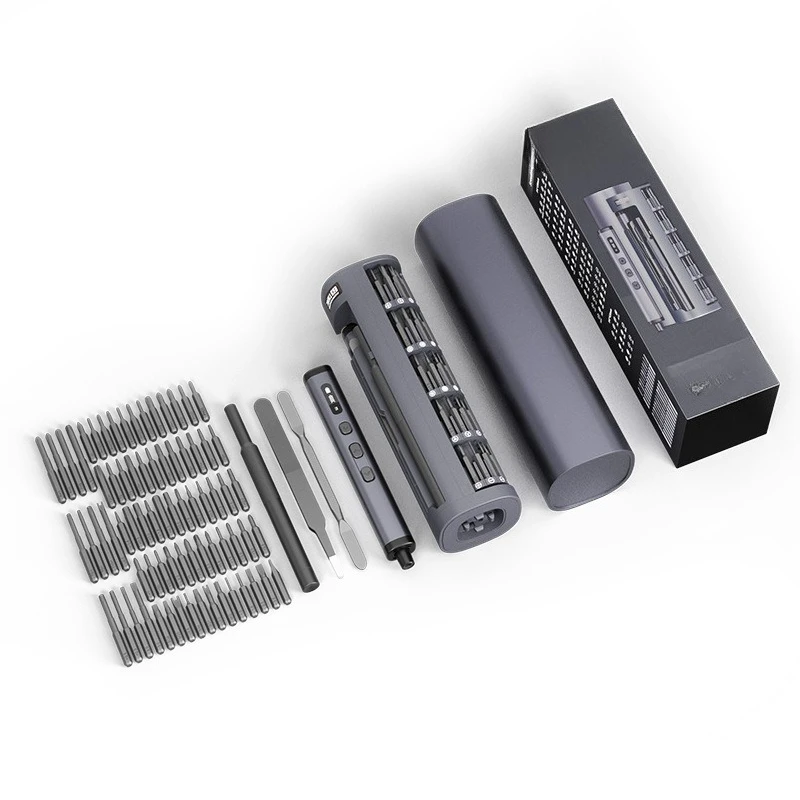 

Square tube precision electric screwdriver rotating book shaft storage compartment household rechargeable small electric