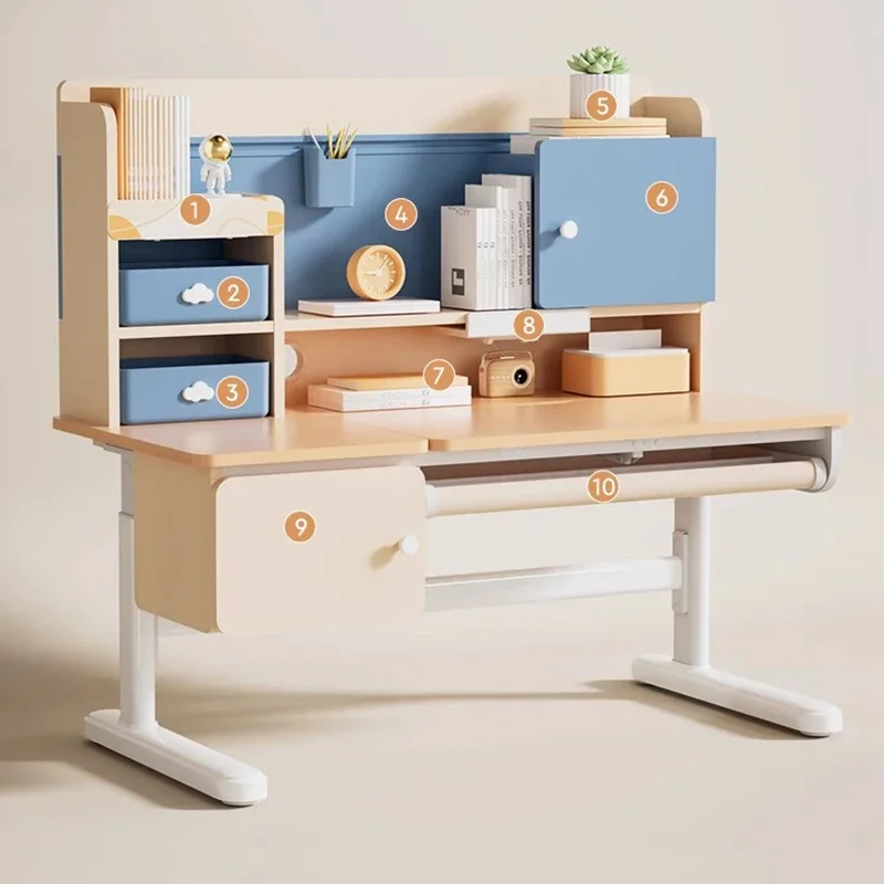 Kindertafelstoel Kids Studiestoelen Meubeltafels Bureau Student Studenten Babykamer Bureaus Tafel Giet Enfants Set Kind