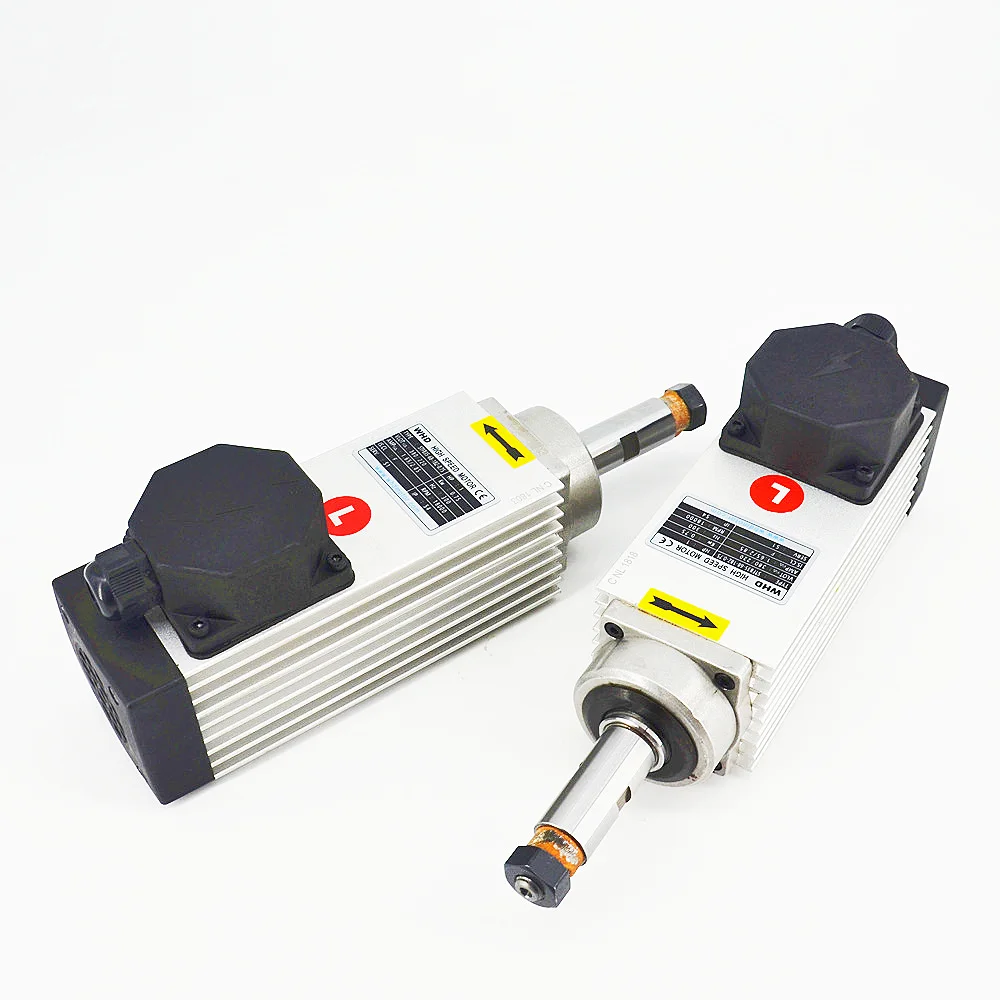 0.75KW AC220V High Speed Wood Edge Banding Machine Air Cooling Spindle Motor 18000rpm CNC Wood Router Engraving Spindle Motor