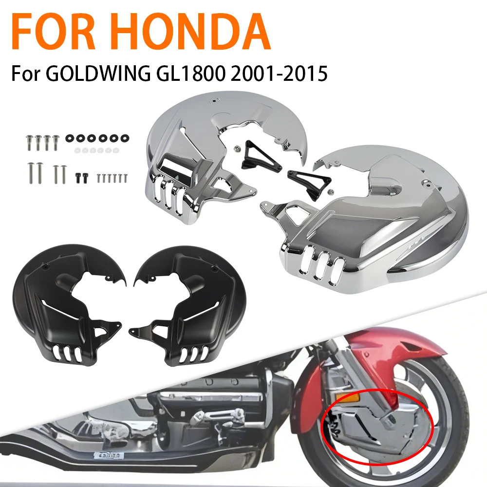 

Motorcycle Rear Front Brake Disc Rotor Covers For Honda Goldwing GL1800 F6B 2001 - 2015 Gold Wing GL 1800 Protector Accessories