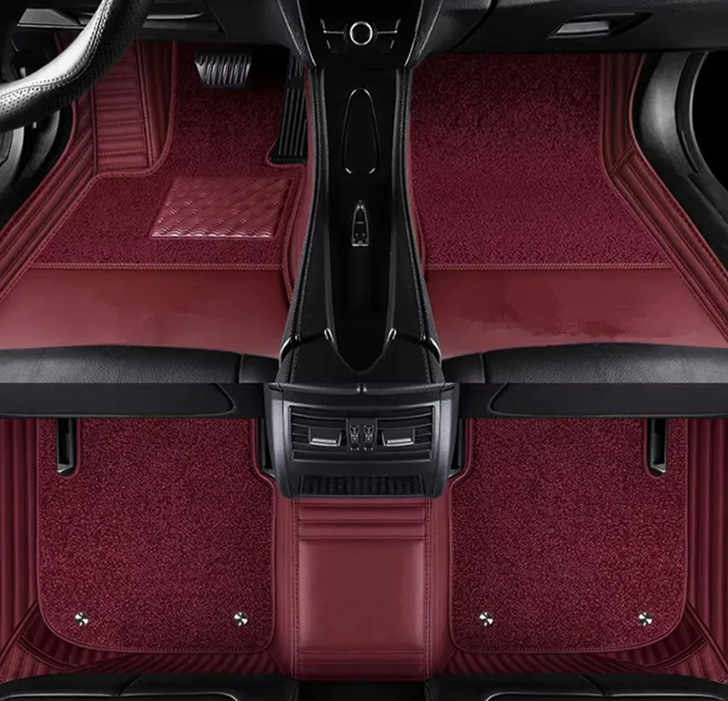 

Custom special car floor mats for BMW 5 Series G60 2026-2024 Top quality rugs durable waterproof double layers carpets