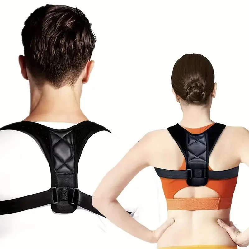 Picture 4: Posture Corrector Back Brace for Men Women Adjustable Hunchback Corrector Belt Upper Back Support Straightener