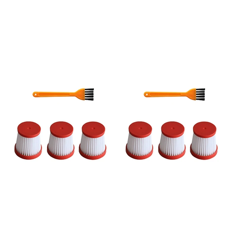 6PCS For Xiaomi Deerma VC01 VC01MAX Household Handheld Vacuum Cleaner HEPA Filter Replacement Use Accessories