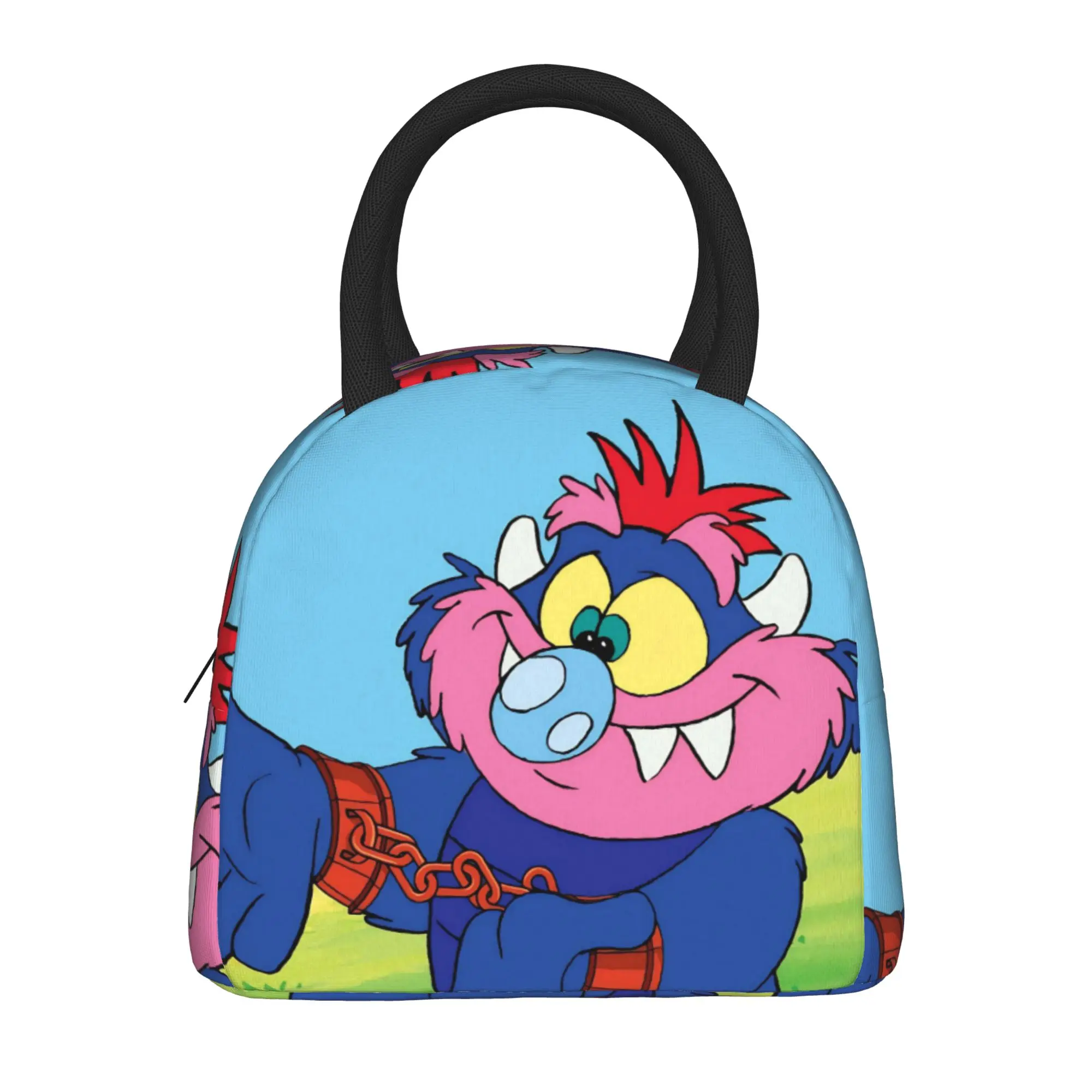 My Pet Monsters Cartoon Insulated Lunch Bags for Men Women  Food Bag Portable Cooler Thermal Lunch Box For School Office