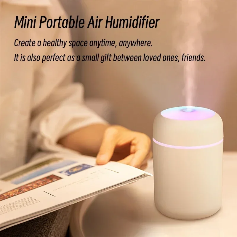 Xiaomi Youpin Air Humidifier Portable Mini USB Aroma Diffuser with Cool Mist for Bedroom Home Car Plants 300ml USB Purifier New