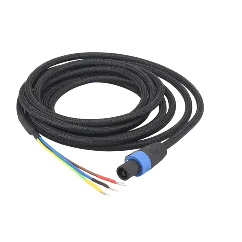 

AT82-For REL/MJ Acoustics Compatible Hifi 3-Wire Subwoofer Cable-Speakon To Spade End-Sub Speaker Cable, 0.5 Meter