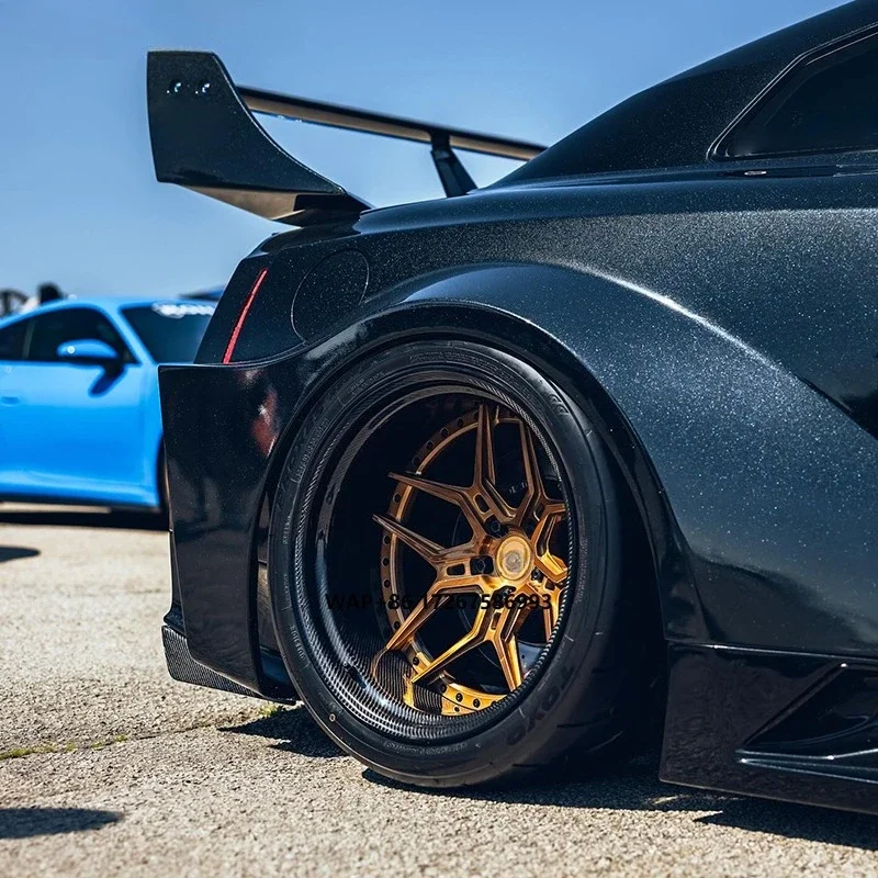 

2/3 Pieces Wrapped Carbon Fiber Black Wheels 19 20 21 22 24 26 Inch Wheels Spokes 5x114.3 5x112 5x130 Car Wheel for Benz