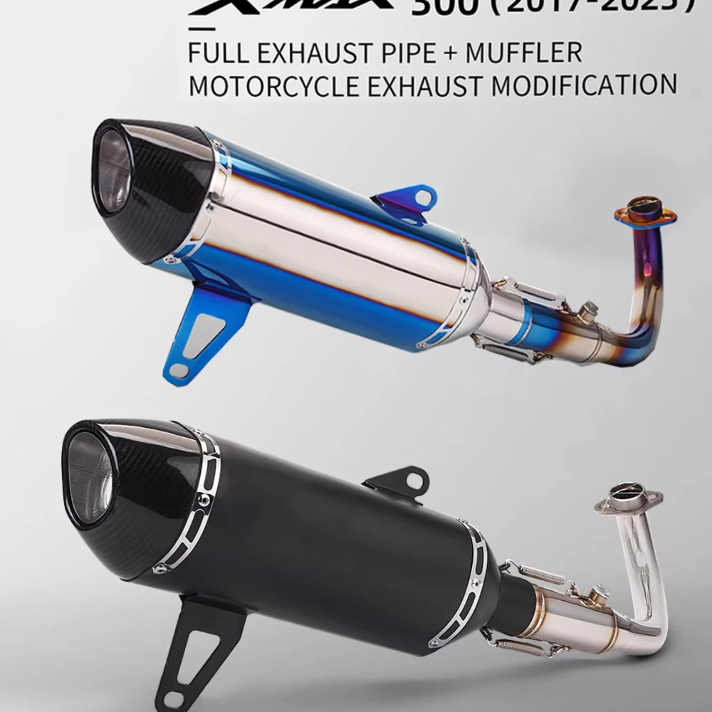 

Высокопроизводительный комплект выхлопных труб из углеродного волокна с широкой системой Escape Slip 2017-2023 для Xmax300 Xmax R77