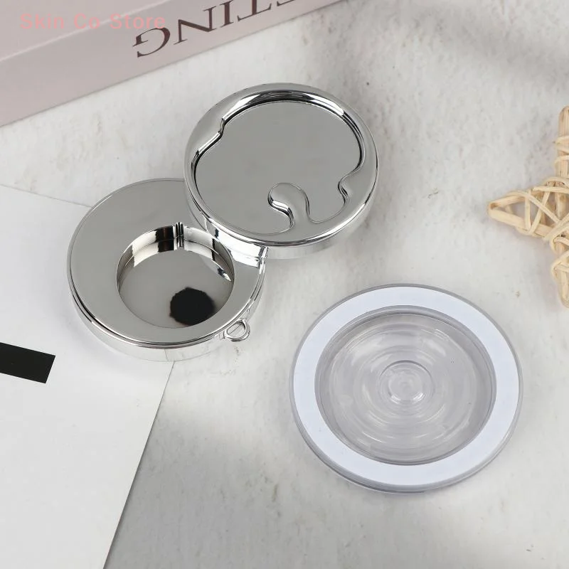 Round Empty Eye Shadow Box Single Grid Plate Magnet Replace Empty Box Eyeshadow Eyeshadow Distribution Tray Lipstick Sample Box