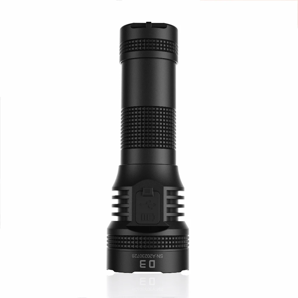 EDC LED Flashlight 26800 Type C Rechargeable Discharge Power Bank 7000 Lumens High Powerful Camping Lamp Outdoor Torch Light D3