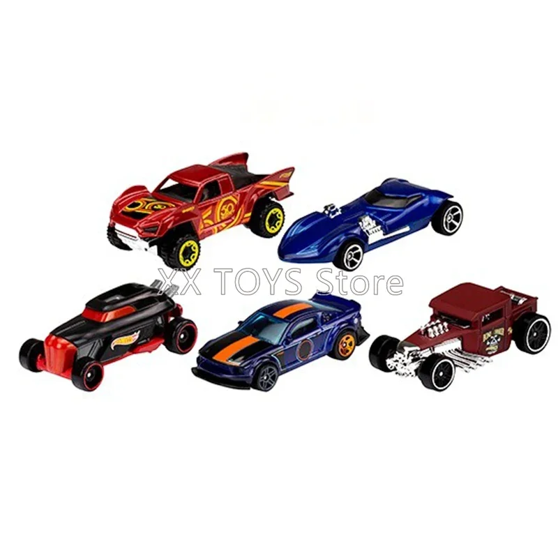 Hot Wheels Metal Sports Car 5-Pack BatMan Fast and Furious Ford Toyota Supra Nissan Car Model 1:64 Scale Metal Die-Cast Cars