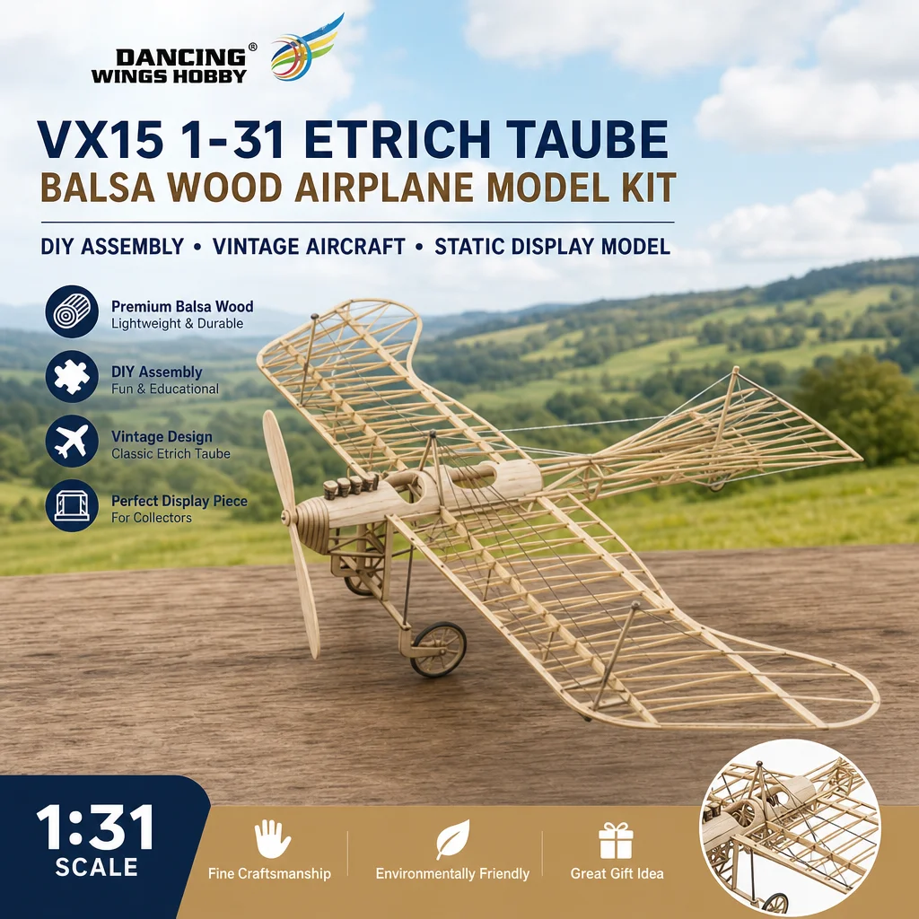 kit-en-balsa-dw-hobby-vx15-etrich-taube-1-31-–-modele-statique-vintage-en-bois-de-18-pouces-1909