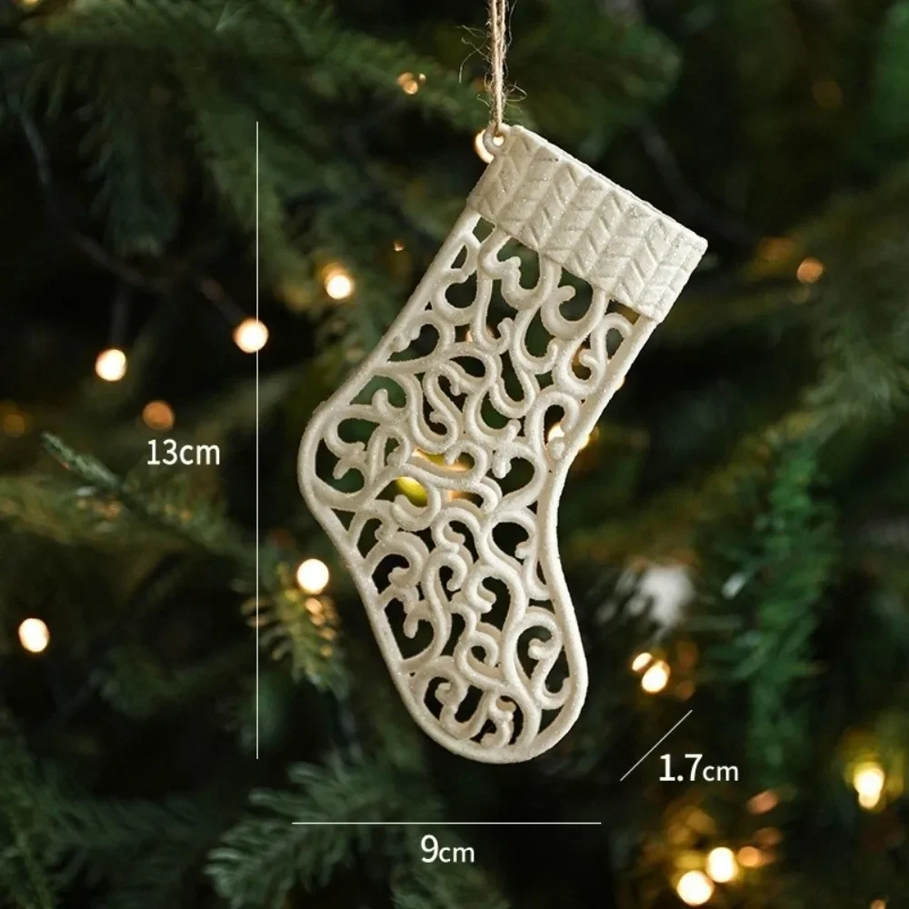 Hanging Christmas Decoration Pendant Plastic Elk Pentacle Christmas Tree Decoration Snowflake Design Xmas Gifts Christmas Party