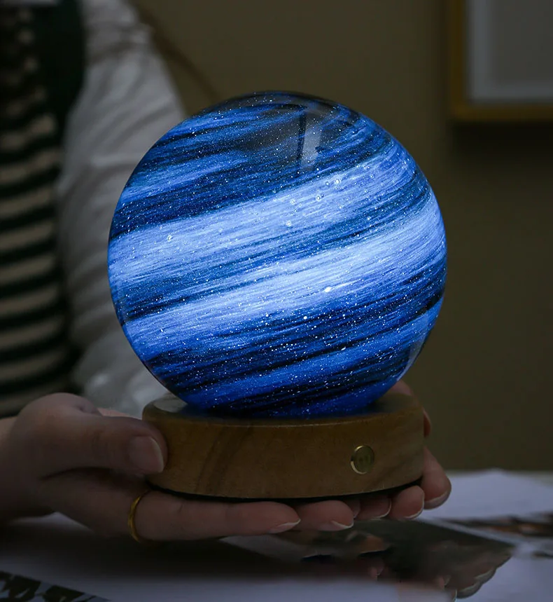 Star Lamp Sunset Table Lamp Atmosphere Rainbow Lamp Wandering Planet Nightlight Bedlight Birthday Gift