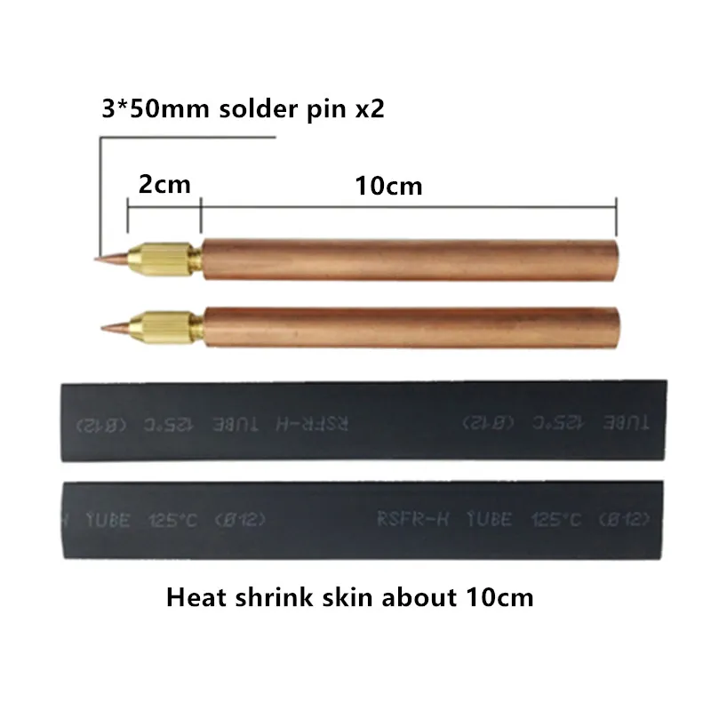 Spot Welding Pen 16/25 Square Copper 18650 Battery Pack Handheld Spot Welding Machine DIY Accessories Welder Pen Welding Needle