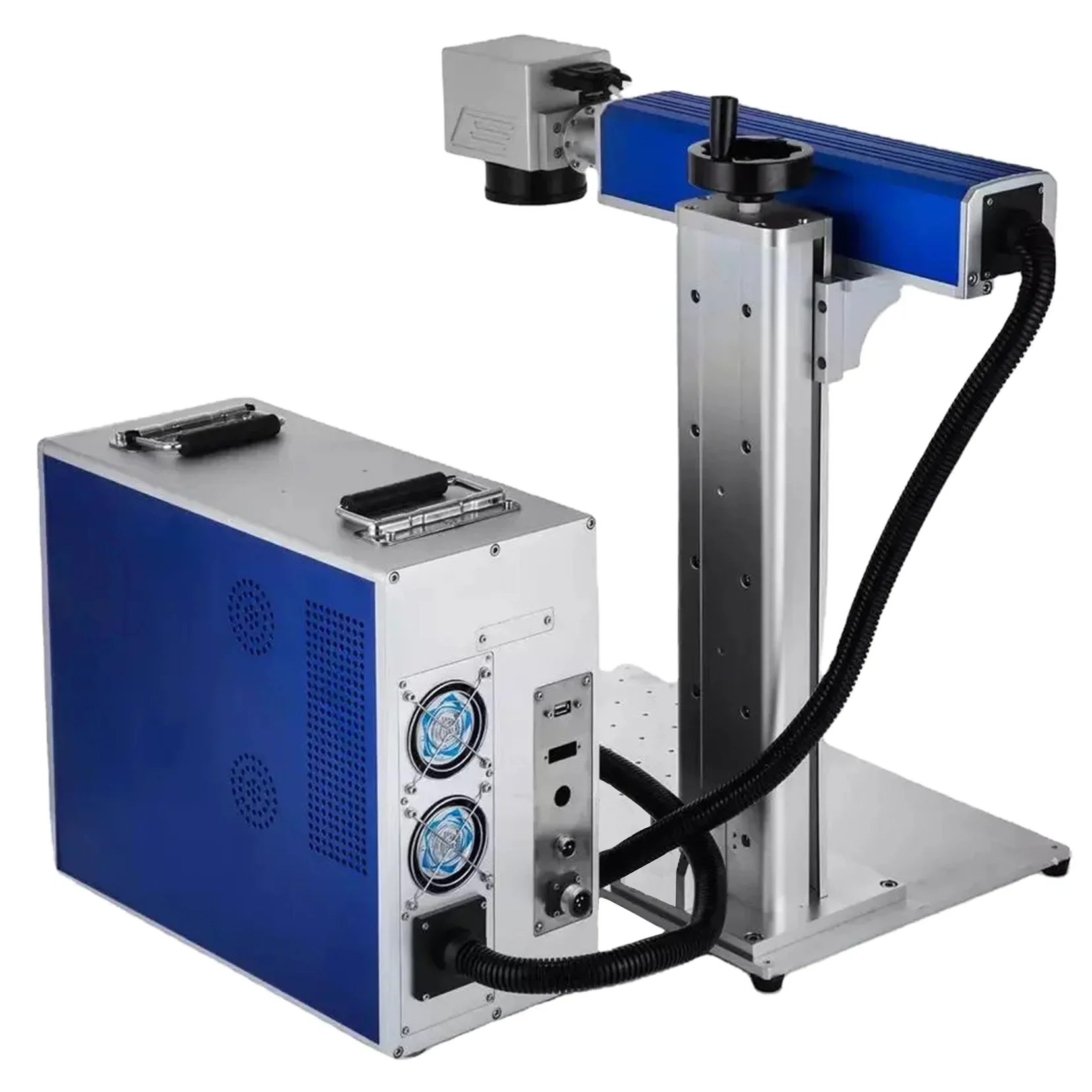 Fiber Laser Marking Machine 20W 30W Desktop Mini Portable For Metal Gold Silver Jewelry Nameplate Printer Customized Support