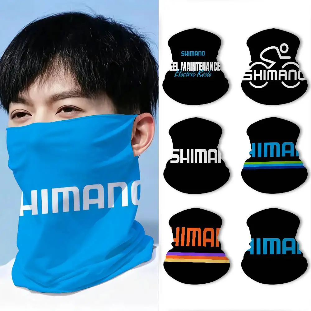 S-SHIMANO UV protection breathable tube scarf elastic neck cover for skiing hiking motorcycle daily use