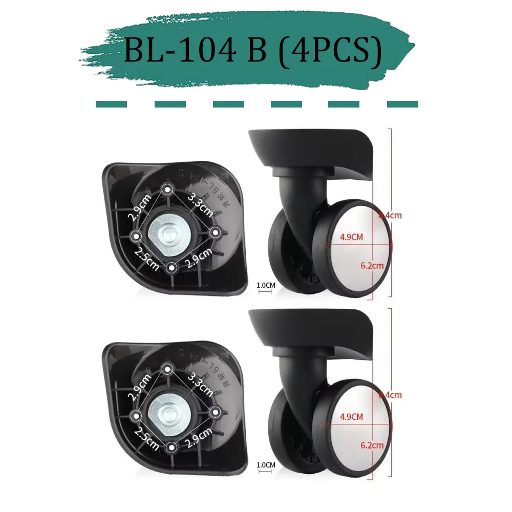 Accesorios de BL-104 de equipaje para Benlun MZ-D142, rueda Universal BG9 Hongsheng, A196