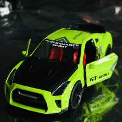 Alloy car model sports car Super handsome alloy simulation car model, children's openable door gift cake decoration