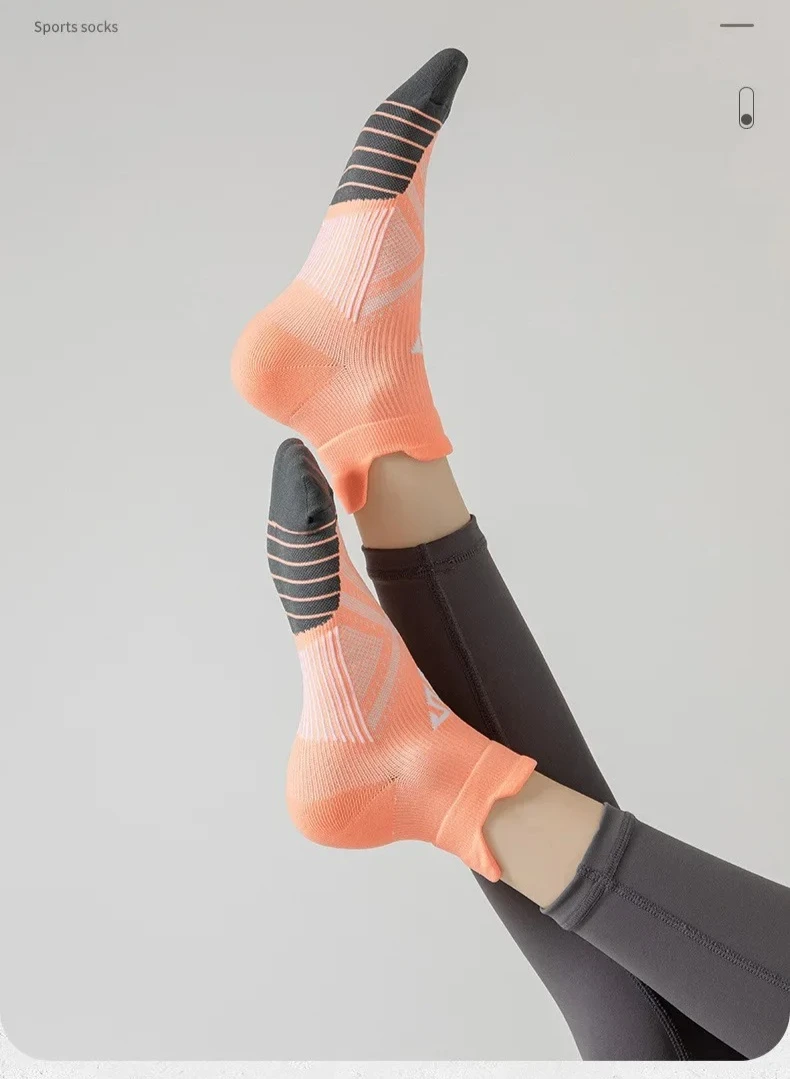 Сушильные дышащие носки для бега для мужчин и женщин, антифрикционные мягкие спортивные носки для марафона и фитнеса, впитывающие пот спортивные носки