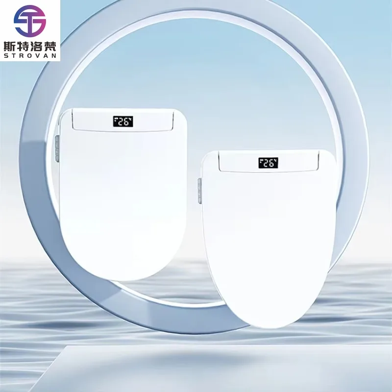 New Arrival IPX4 Waterproof Seat Heating Intelligent Toilet Cover Female Wash Auto Flip U/V Shape Smart Bidet Seat