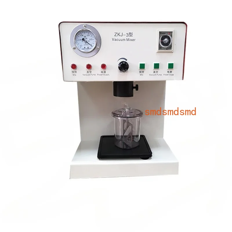 Dental Vacuum Mixer - Lab Compact Gypsum Stirrer with Vacuum Pump & Mixing Cup for Bubble-Free Casts​