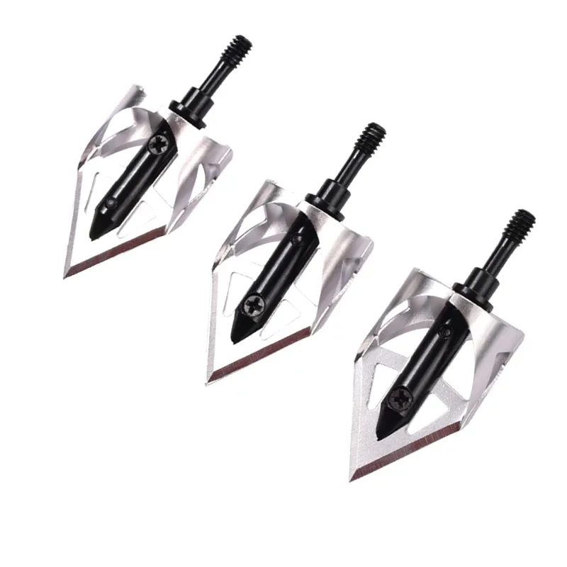 

100 grains Broadhead Arrow Heads Shooting Beast Point Tip for Carbon Arrow Bolt Archery Bow Outdoor Target Hunting