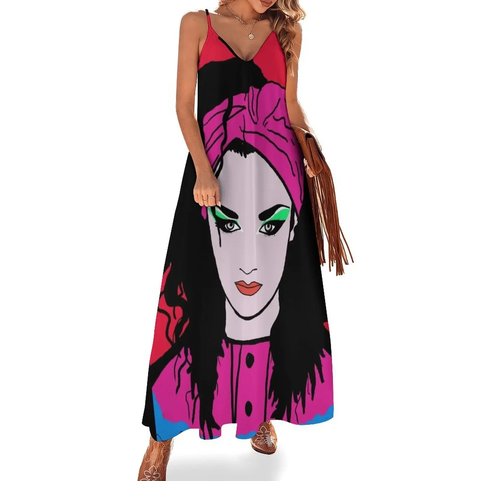 

Boy George Sleeveless Dress Woman's evening dress women's luxury party dress Party dresses